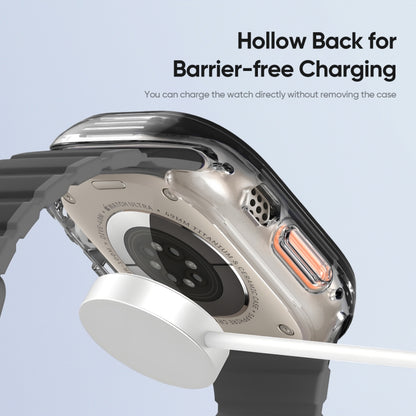 For Apple Watch Ultra 1 / 2 / 3 49mm DUX DUCIS Camo Series TPU Hybrid PC Watch Protective Case(Black) by DUX DUCIS