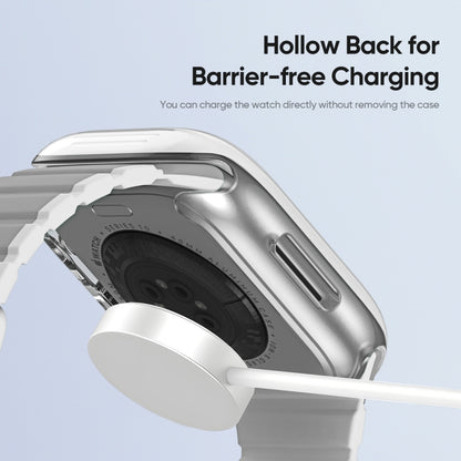 For Apple Watch Series 10 / 11 42mm DUX DUCIS Camo Series TPU Hybrid PC Watch Protective Case(White) by DUX DUCIS