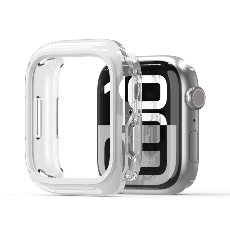 For Apple Watch Series 10 / 11 46mm DUX DUCIS Camo Series TPU Hybrid PC Watch Protective Case(White) by DUX DUCIS