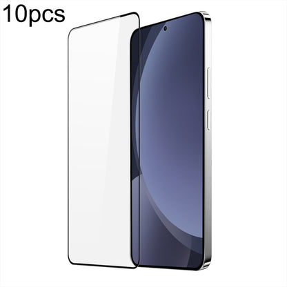 For Samsung Galaxy S25 5G 10pcs DUX DUCIS 0.33mm 9H Medium Alumina Tempered Glass Film by DUX DUCIS
