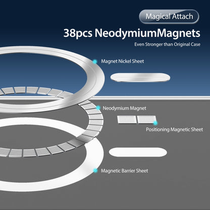 For Samsung Galaxy S25 5G DUX DUCIS Clin Mag Series Magsafe TPU Phone Case(Transparent) by DUX DUCIS