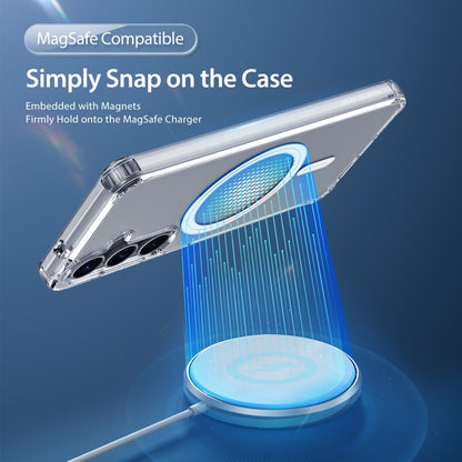 For Samsung Galaxy S25+ 5G DUX DUCIS Clin Mag Series Magsafe TPU Phone Case(Transparent) by DUX DUCIS