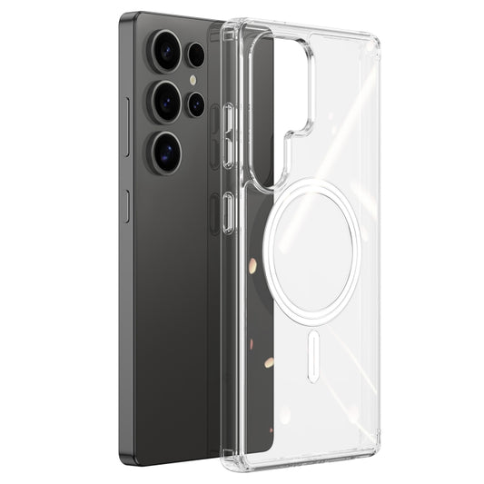 For Samsung Galaxy S25 Ultra 5G DUX DUCIS Clin Mag Series Magsafe TPU Phone Case(Transparent) by DUX DUCIS