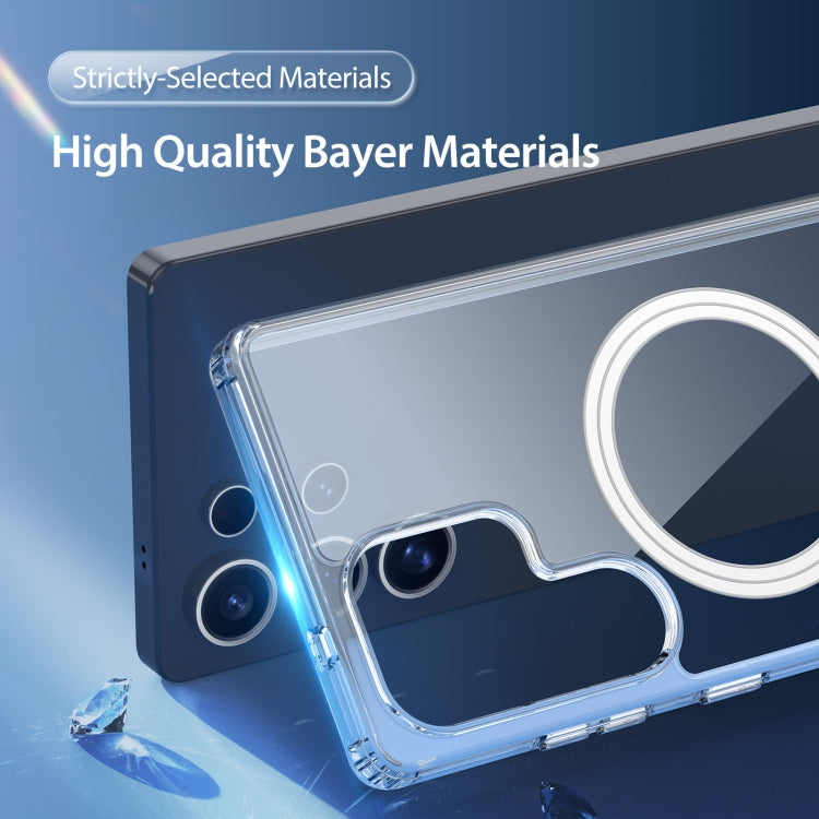 For Samsung Galaxy S25 Ultra 5G DUX DUCIS Clin Mag Series Magsafe TPU Phone Case(Transparent) by DUX DUCIS