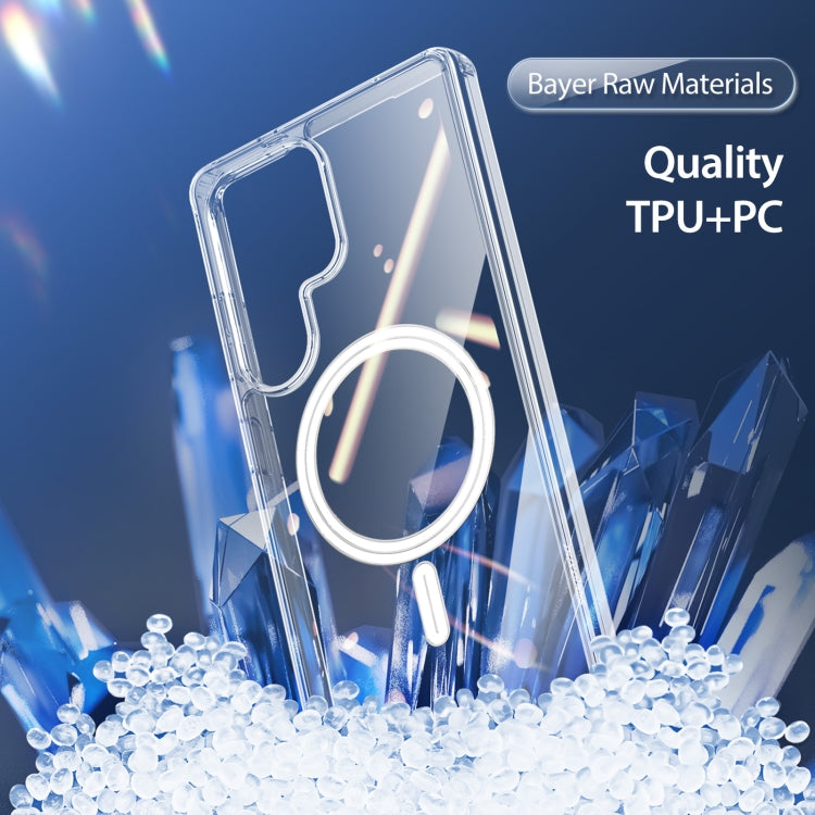 For Samsung Galaxy S25 Ultra 5G DUX DUCIS Clin Mag Series Magsafe TPU Phone Case(Transparent) by DUX DUCIS