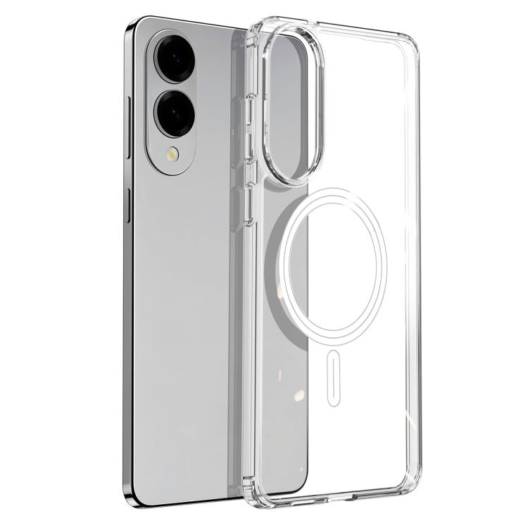 For Samsung Galaxy S25 Edge 5G DUX DUCIS Clin Mag Series Magsafe TPU Phone Case(Transparent) - Galaxy S25 Edge 5G Cases by DUX DUCIS | Online Shopping UK | buy2fix