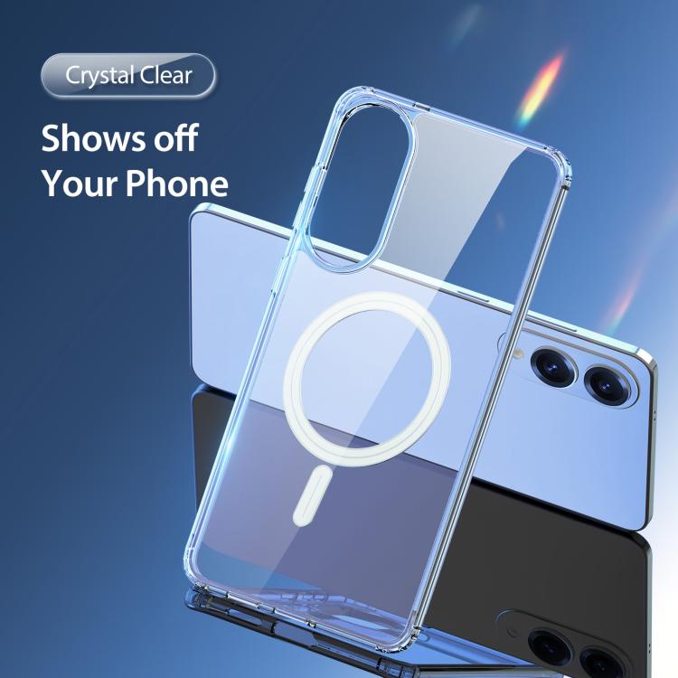 For Samsung Galaxy S25 Edge 5G DUX DUCIS Clin Mag Series Magsafe TPU Phone Case(Transparent) - Galaxy S25 Edge 5G Cases by DUX DUCIS | Online Shopping UK | buy2fix
