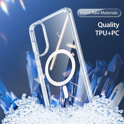 For Samsung Galaxy S25 Edge 5G DUX DUCIS Clin Mag Series Magsafe TPU Phone Case(Transparent) - Galaxy S25 Edge 5G Cases by DUX DUCIS | Online Shopping UK | buy2fix