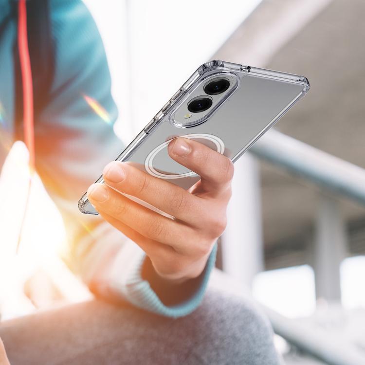 For Samsung Galaxy S25 Edge 5G DUX DUCIS Clin Mag Series Magsafe TPU Phone Case(Transparent) - Galaxy S25 Edge 5G Cases by DUX DUCIS | Online Shopping UK | buy2fix