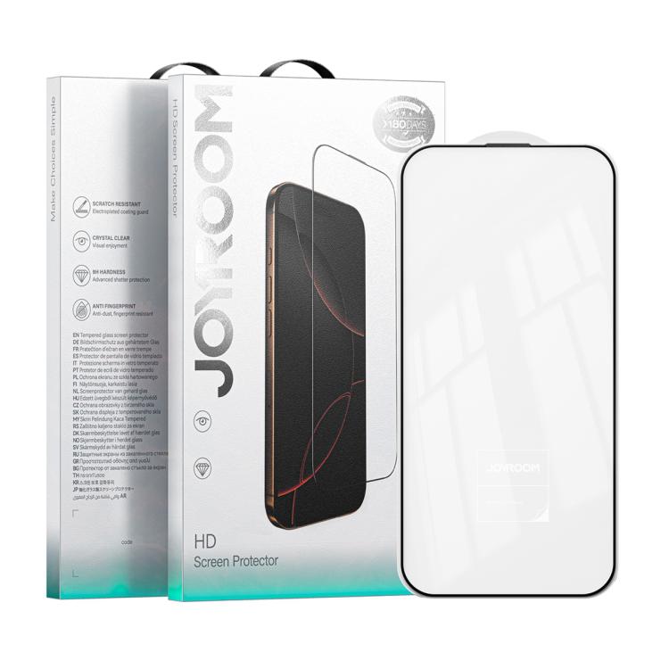 For iPhone 17 Pro Max JOYROOM Knight Series 2.5D Full Screen HD Tempered Glass Film - iPhone 17 Pro Max Tempered Glass by JOYROOM | Online Shopping UK | buy2fix