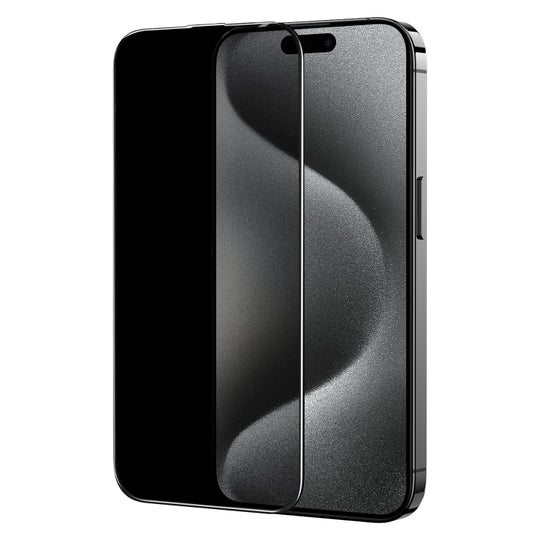 For iPhone 15 Pro JOYROOM Knight Series 2.5D Full Screen Privacy Tempered Film