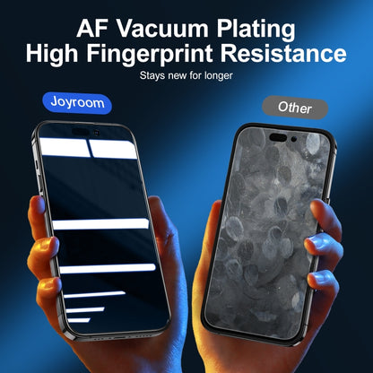 For iPhone 15 Pro JOYROOM Knight Series 2.5D Full Screen Privacy Tempered Film - iPhone 15 Pro Tempered Glass by JOYROOM | Online Shopping UK | buy2fix