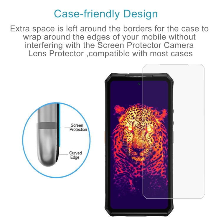 For Ulefone Armor 28 Ultra Thermal 50pcs 3D 0.3mm Fine Hole High Aluminum Tempered Glass Film by buy2fix