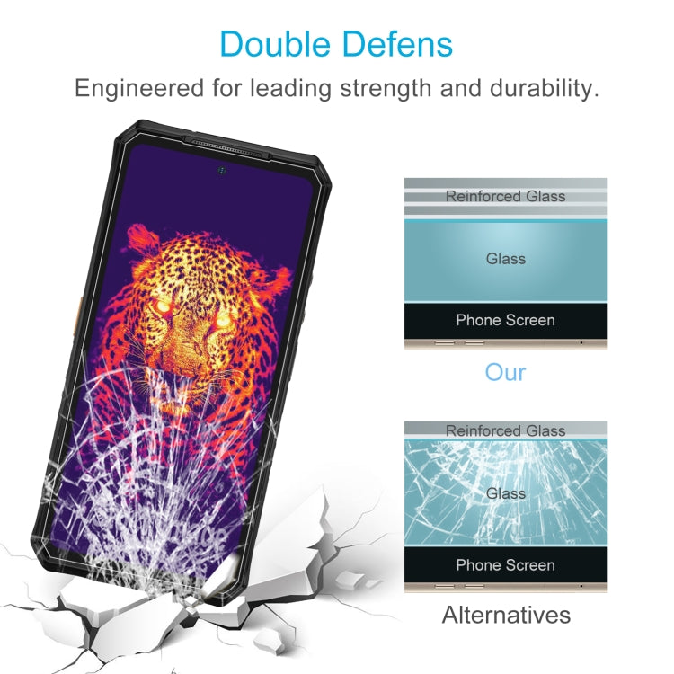 For Ulefone Armor 28 Ultra Thermal 50pcs 3D 0.3mm Fine Hole High Aluminum Tempered Glass Film by buy2fix