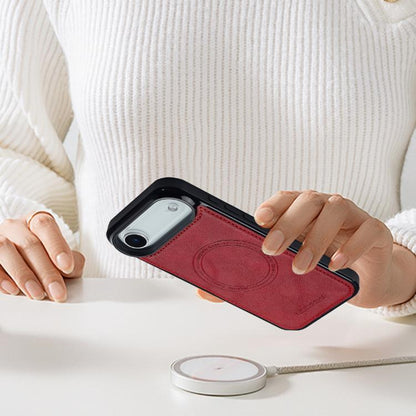 For iPhone 17 Air LC.IMEEKE L5 Series Detachable RFID Card Bag Magsafe Phone Case(Red) - iPhone 17 Air Cases by LC.IMEEKE | Online Shopping UK | buy2fix