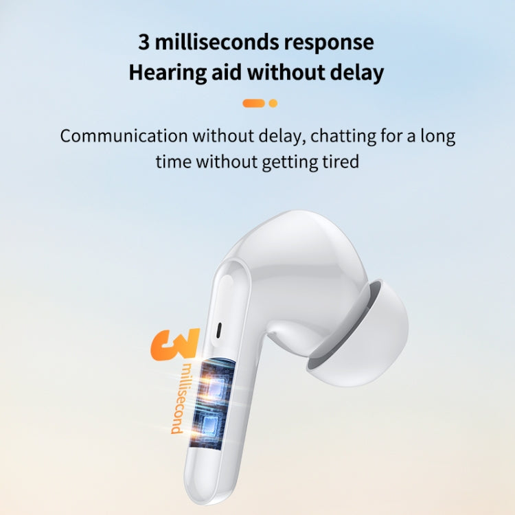 Bluetooth 5.3 In-ear AI Smart Recognition Hearing Aid(Black) - Hearing Aids by buy2fix | Online Shopping UK | buy2fix