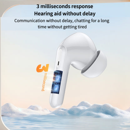 Bluetooth 5.3 In-ear AI Smart Recognition Hearing Aid(Black) - Hearing Aids by buy2fix | Online Shopping UK | buy2fix
