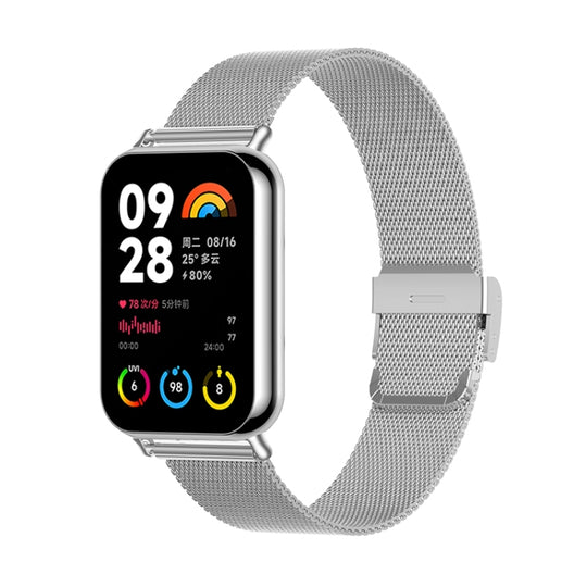 For Xiaomi Band 10 Pro / Redmi Watch 6 / 5 Milan Buckle Metal Watch Band(Silver)