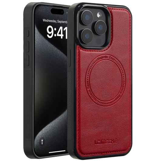 For iPhone 15 Pro LC.IMEEKE Magsafe Phone Case(Red) - iPhone 15 Pro Cases by LC.IMEEKE | Online Shopping UK | buy2fix