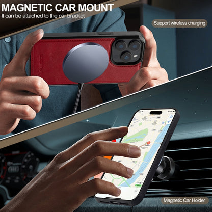 For iPhone 15 Pro LC.IMEEKE Magsafe Phone Case(Red) - iPhone 15 Pro Cases by LC.IMEEKE | Online Shopping UK | buy2fix