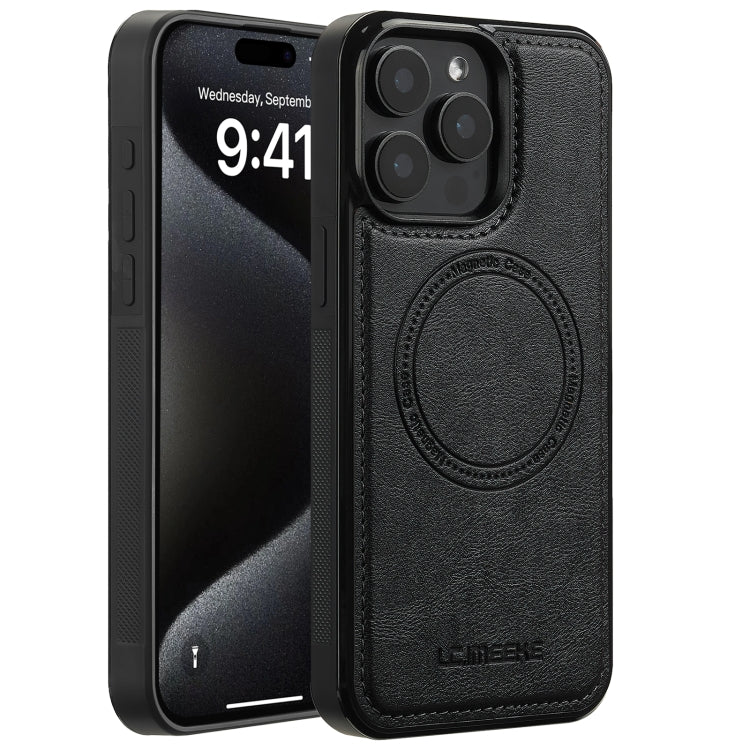 For iPhone 15 Pro LC.IMEEKE Magsafe Phone Case(Black) - iPhone 15 Pro Cases by LC.IMEEKE | Online Shopping UK | buy2fix
