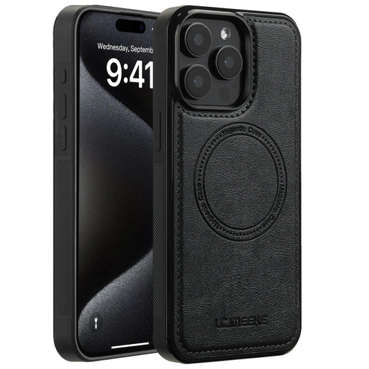 For iPhone 15 Pro LC.IMEEKE Magsafe Phone Case(Black) - iPhone 15 Pro Cases by LC.IMEEKE | Online Shopping UK | buy2fix