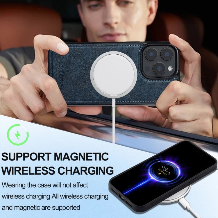 For iPhone 15 Pro LC.IMEEKE Magsafe Phone Case(Blue) - iPhone 15 Pro Cases by LC.IMEEKE | Online Shopping UK | buy2fix