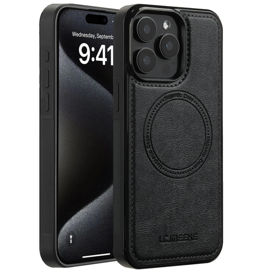 For iPhone 14 Pro LC.IMEEKE Magsafe Phone Case(Black)
