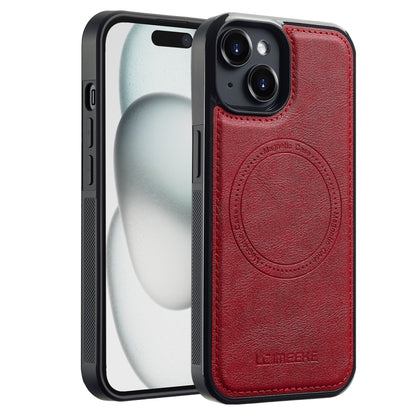 For iPhone 15 LC.IMEEKE Magsafe Phone Case(Red) - iPhone 15 Cases by LC.IMEEKE | Online Shopping UK | buy2fix