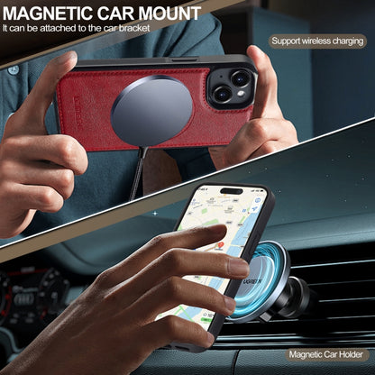 For iPhone 15 LC.IMEEKE Magsafe Phone Case(Red) - iPhone 15 Cases by LC.IMEEKE | Online Shopping UK | buy2fix