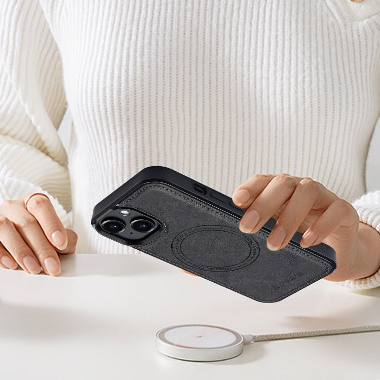 For iPhone 15 LC.IMEEKE Magsafe Phone Case(Black) - iPhone 15 Cases by LC.IMEEKE | Online Shopping UK | buy2fix