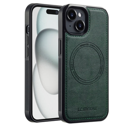 For iPhone 15 LC.IMEEKE Magsafe Phone Case(Green) - iPhone 15 Cases by LC.IMEEKE | Online Shopping UK | buy2fix