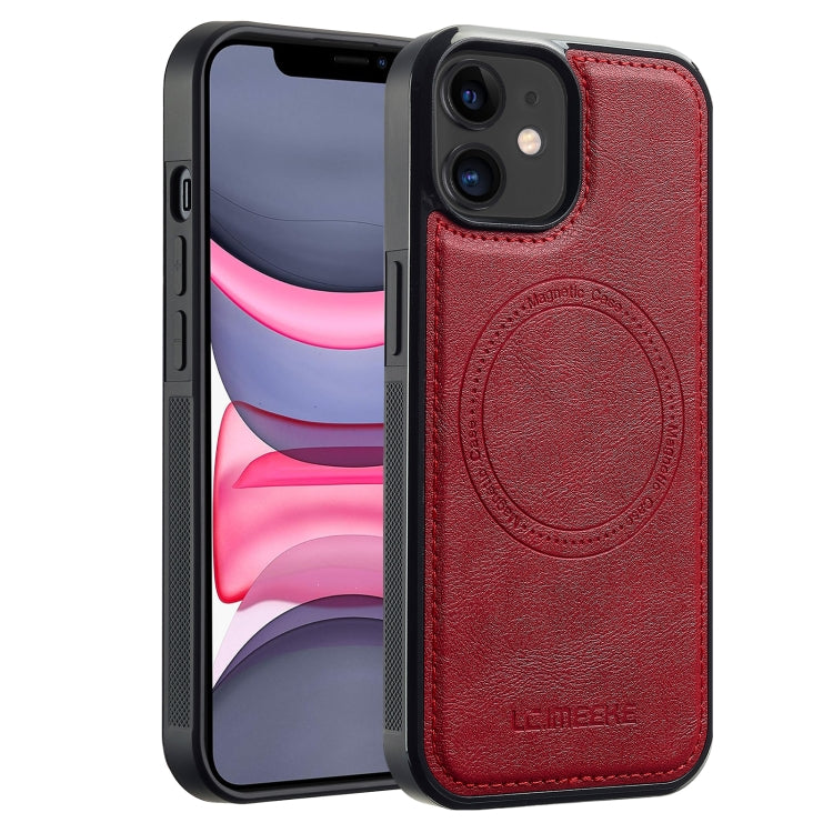 For iPhone 12 / 12 Pro LC.IMEEKE Magsafe Phone Case(Red) - iPhone 12 / 12 Pro Cases by LC.IMEEKE | Online Shopping UK | buy2fix