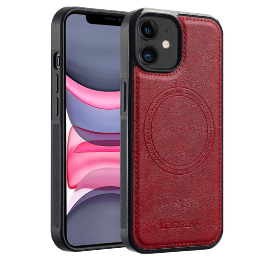 For iPhone 11 LC.IMEEKE Magsafe Phone Case(Red) - iPhone 11 Cases by LC.IMEEKE | Online Shopping UK | buy2fix