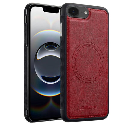 For iPhone SE 2024 LC.IMEEKE Magsafe Phone Case(Red) - More iPhone Cases by LC.IMEEKE | Online Shopping UK | buy2fix