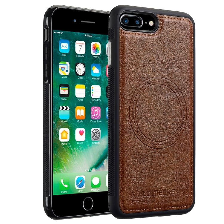 For iPhone SE 2022 / 2020 / 8 / 7 LC.IMEEKE Magsafe Phone Case(Brown) - iPhone SE 2022 / 2020 / 8 / 7 Cases by LC.IMEEKE | Online Shopping UK | buy2fix