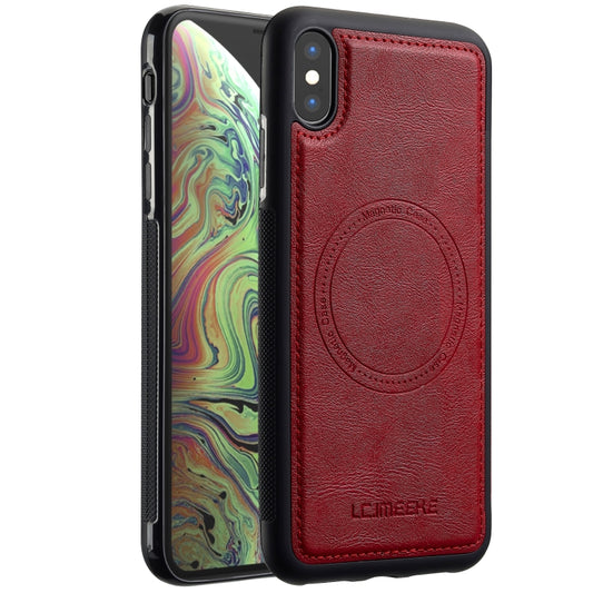 For iPhone XS / X LC.IMEEKE Magsafe Phone Case(Red) - More iPhone Cases by LC.IMEEKE | Online Shopping UK | buy2fix