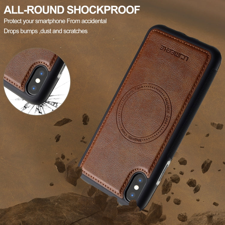 For iPhone XR LC.IMEEKE Magsafe Phone Case(Brown) - More iPhone Cases by LC.IMEEKE | Online Shopping UK | buy2fix