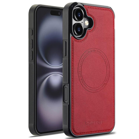 For iPhone 17 LC.IMEEKE Magsafe Phone Case(Red)