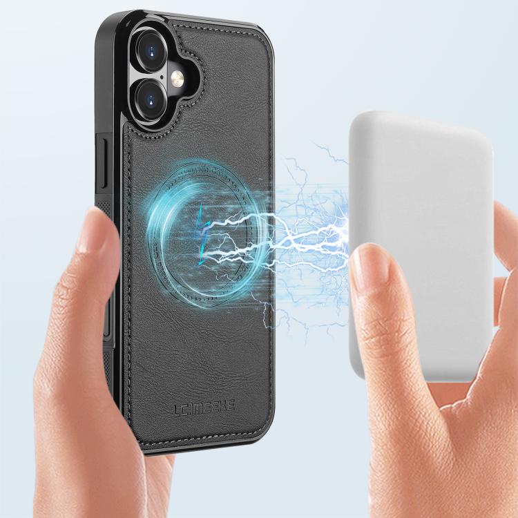 For iPhone 17 LC.IMEEKE Magsafe Phone Case(Black) - iPhone 17 Cases by LC.IMEEKE | Online Shopping UK | buy2fix