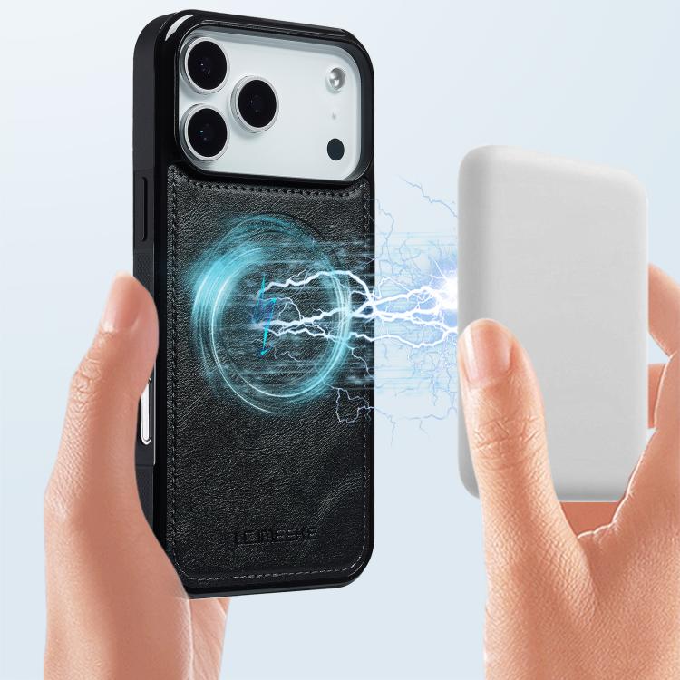 For iPhone 17 Pro LC.IMEEKE Magsafe Phone Case(Black) - iPhone 17 Pro Cases by LC.IMEEKE | Online Shopping UK | buy2fix