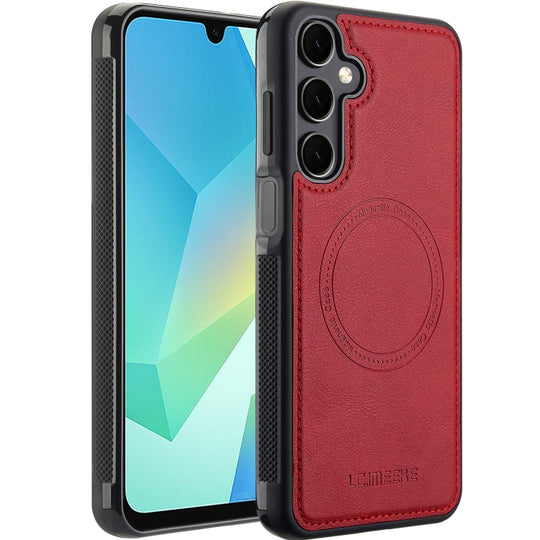 For Samsung Galaxy S24 FE 5G LC.IMEEKE Magsafe Phone Case(Red)