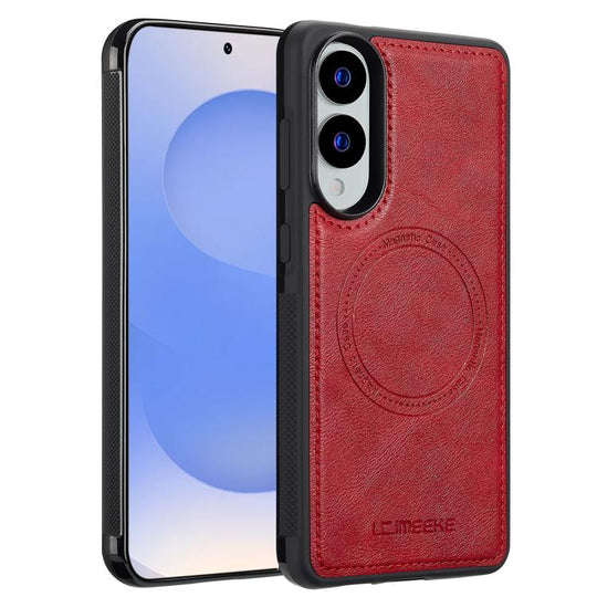 For Samsung Galaxy S25 Edge 5G LC.IMEEKE Magsafe Phone Case(Red)