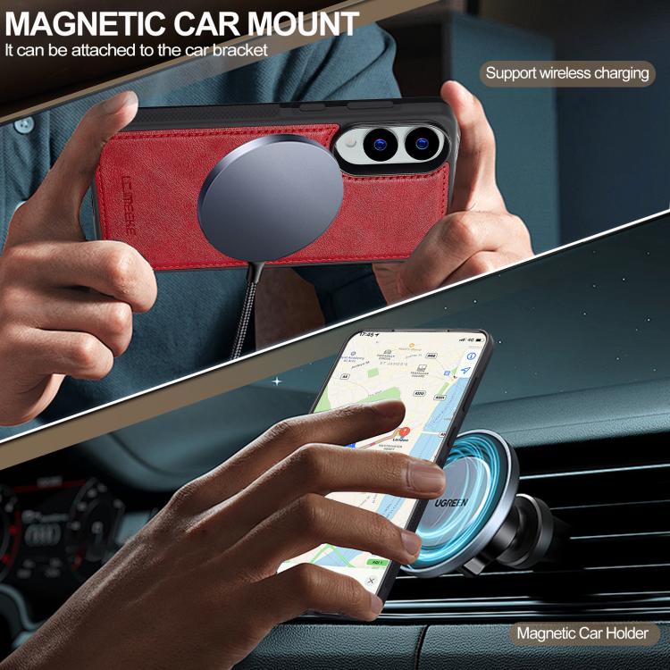 For Samsung Galaxy S25 Edge 5G LC.IMEEKE Magsafe Phone Case(Red) - Galaxy S25 Edge 5G Cases by LC.IMEEKE | Online Shopping UK | buy2fix