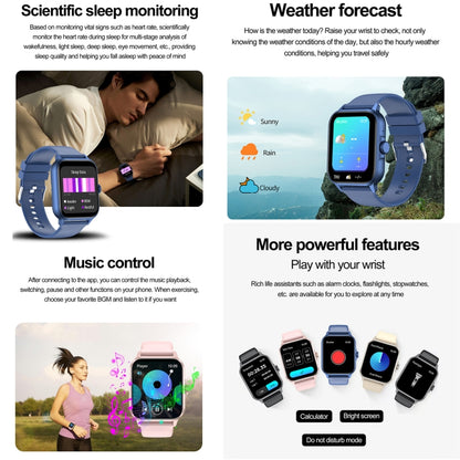 ZW36A 1.83 inch BT Call Smart Watch, Blood oxygen / Blood Pressure / Heart Rate(Pink) by buy2fix