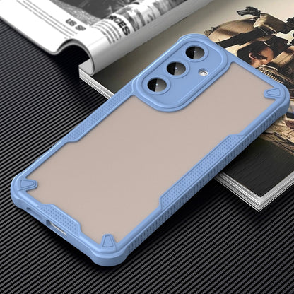 For Samsung Galaxy S25+ 5G Armor Glaze PC Hybrid TPU Phone Case(Blue) by buy2fix