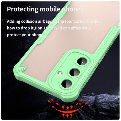For Samsung Galaxy S25+ 5G Armor Glaze PC Hybrid TPU Phone Case(Green) by buy2fix