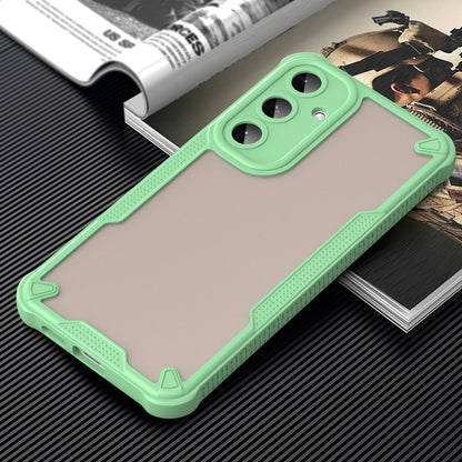 For Samsung Galaxy S25+ 5G Armor Glaze PC Hybrid TPU Phone Case(Green) by buy2fix