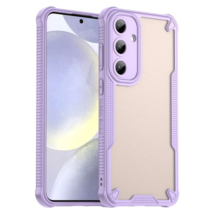 For Samsung Galaxy S25+ 5G Armor Glaze PC Hybrid TPU Phone Case(Purple) by buy2fix