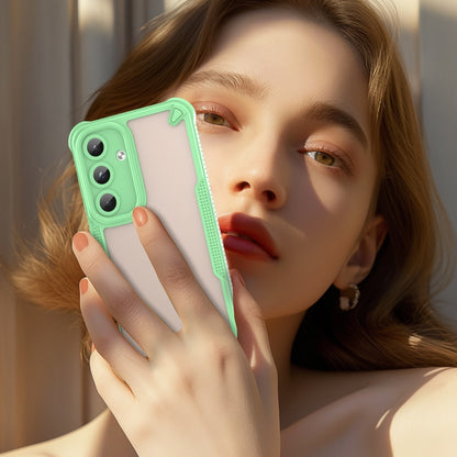 For Samsung Galaxy S25 5G Armor Glaze PC Hybrid TPU Phone Case(Green) by buy2fix